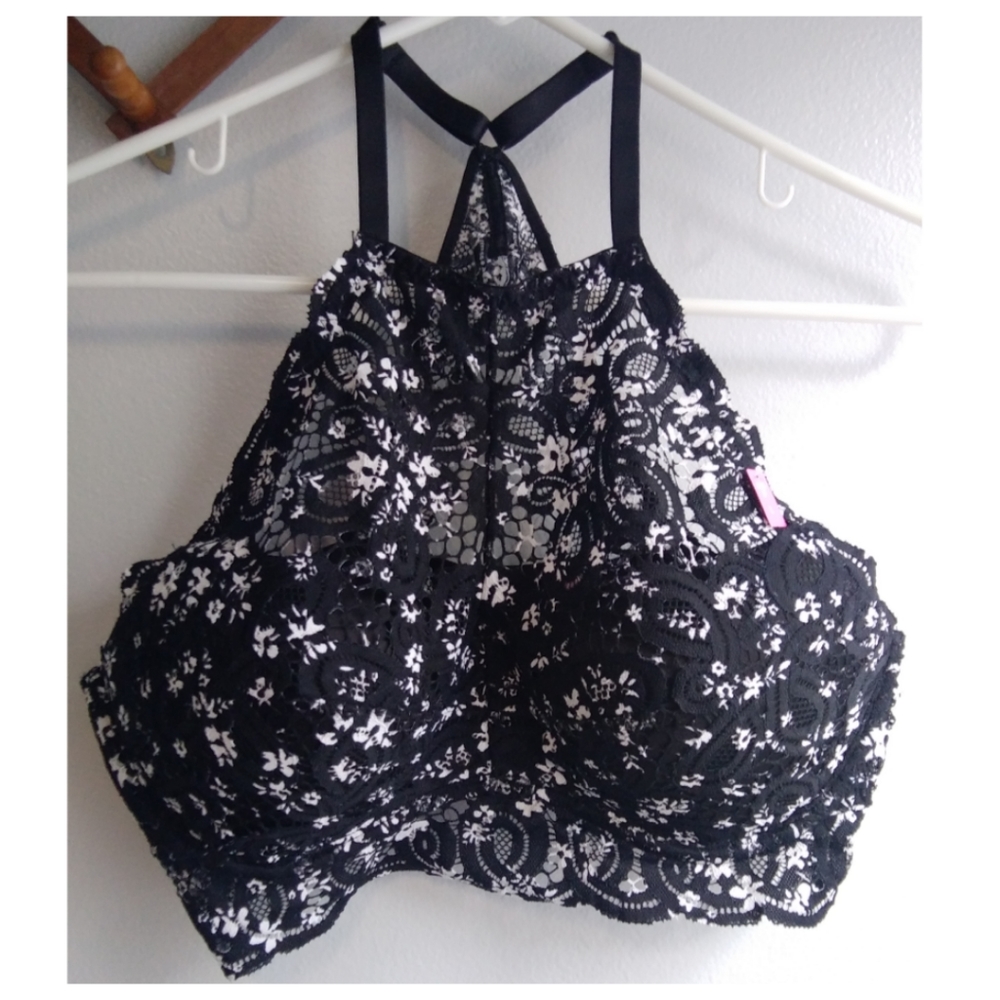 Pink Victoria’s Secret push-up bralette